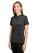Spyder S17980 Womens Mission Blade Short Sleeve Polo Shirt Black Model 3q