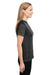 Spyder S17980 Womens Mission Blade Short Sleeve Polo Shirt Black Model Side