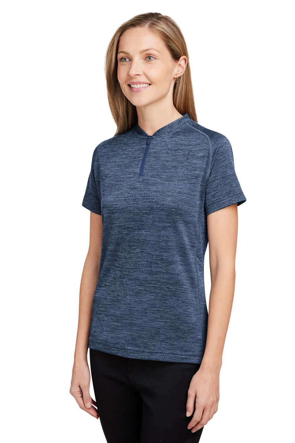 Spyder S17980 Womens Mission Blade Short Sleeve Polo Shirt Frontier Blue Model 3q