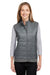 Spyder S17996 Womens Impact Full Zip Vest Polar Grey Model Front