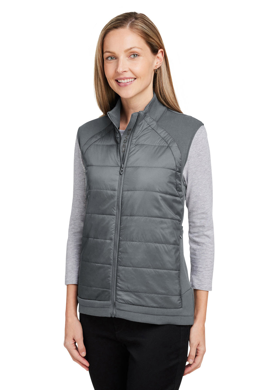 Spyder S17996 Womens Impact Full Zip Vest Polar Grey Model 3q