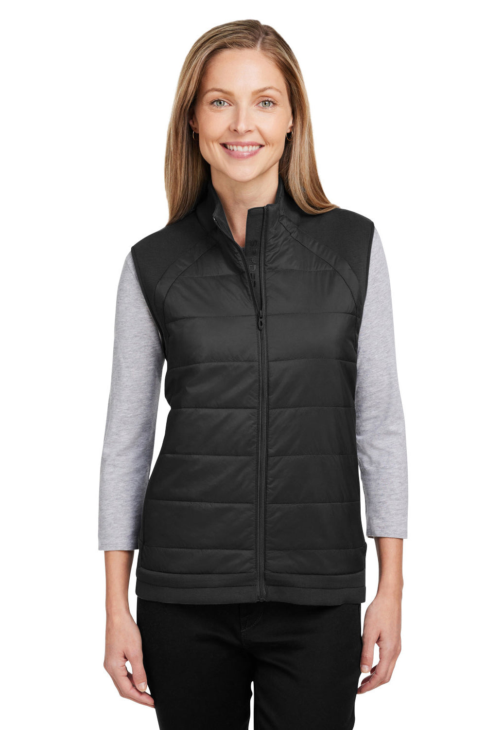 Spyder S17996 Womens Impact Full Zip Vest Black Model Front