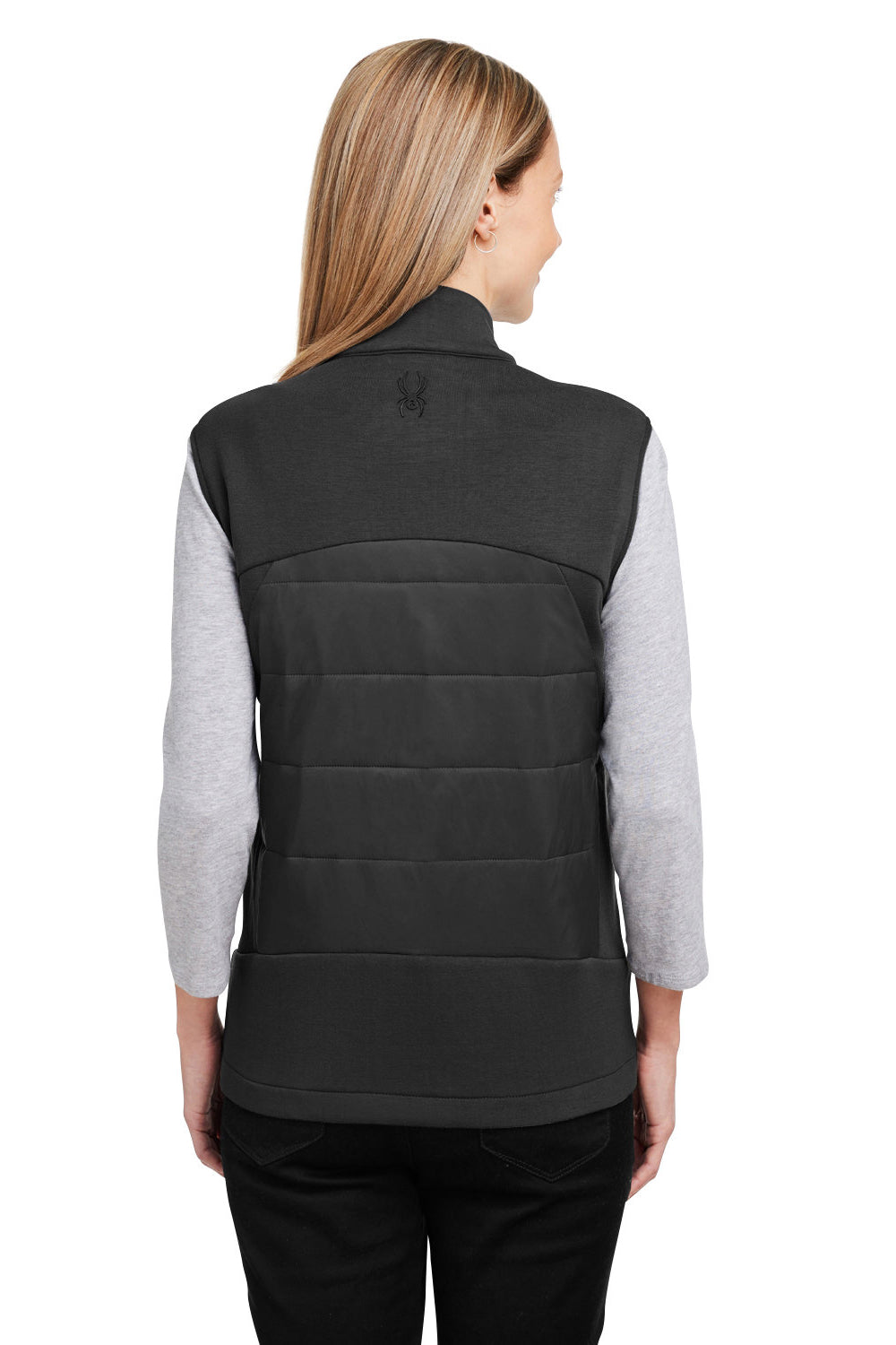 Spyder S17996 Womens Impact Full Zip Vest Black Model Back