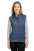 Spyder S17996 Womens Impact Full Zip Vest Frontier Blue Model Front