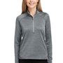 Spyder Womens Mission 1/4 Zip Sweatshirt w/ Pockets - Polar Grey