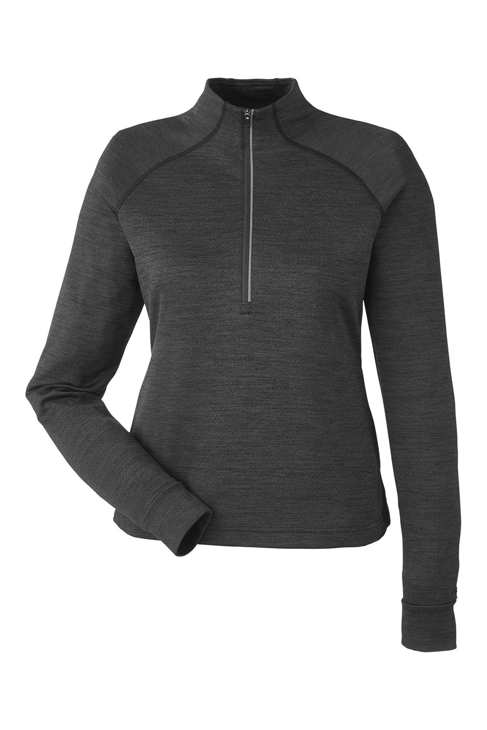 Spyder S17998 Womens Mission 1/4 Zip Sweatshirt w/ Pockets Black Flat Front