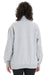 Champion S450 Mens Powerblend 1/4 Zip Sweatshirt Light Steel Grey Model Back