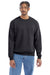 Champion S600 Mens Double Dry Eco Moisture Wicking Fleece Crewneck Sweatshirt Heather Charcoal Grey Model Front