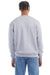 Champion S600 Mens Double Dry Eco Moisture Wicking Fleece Crewneck Sweatshirt Light Steel Grey Model Back