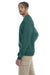 Champion S600 Mens Double Dry Eco Moisture Wicking Fleece Crewneck Sweatshirt Emerald Green Model Side