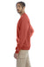 Champion S600 Mens Double Dry Eco Moisture Wicking Fleece Crewneck Sweatshirt Red River Clay Model Side