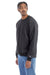 Champion S600 Mens Double Dry Eco Moisture Wicking Fleece Crewneck Sweatshirt Heather Charcoal Grey Model 3q
