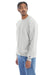 Champion S600 Mens Double Dry Eco Moisture Wicking Fleece Crewneck Sweatshirt Silver Grey Model 3q