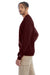 Champion S600 Mens Double Dry Eco Moisture Wicking Fleece Crewneck Sweatshirt Maroon Model Side