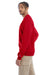Champion S600 Mens Double Dry Eco Moisture Wicking Fleece Crewneck Sweatshirt Scarlet Red Model Side