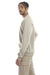 Champion S600 Mens Double Dry Eco Moisture Wicking Fleece Crewneck Sweatshirt Sand Model Side