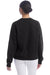 Champion S650 Womens PowerBlend Crewneck Sweatshirt Black Model Back