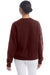Champion S650 Womens PowerBlend Crewneck Sweatshirt Maroon Model Back