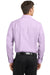 Port Authority S658/TS658 Mens SuperPro Oxford Wrinkle Resistant Long Sleeve Button Down Shirt w/ Pocket Soft Purple Model Back