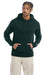 Champion S700 Mens Double Dry Eco Moisture Wicking Fleece Hooded Sweatshirt Hoodie w/ Pouch Pocket Dark Green Model Front