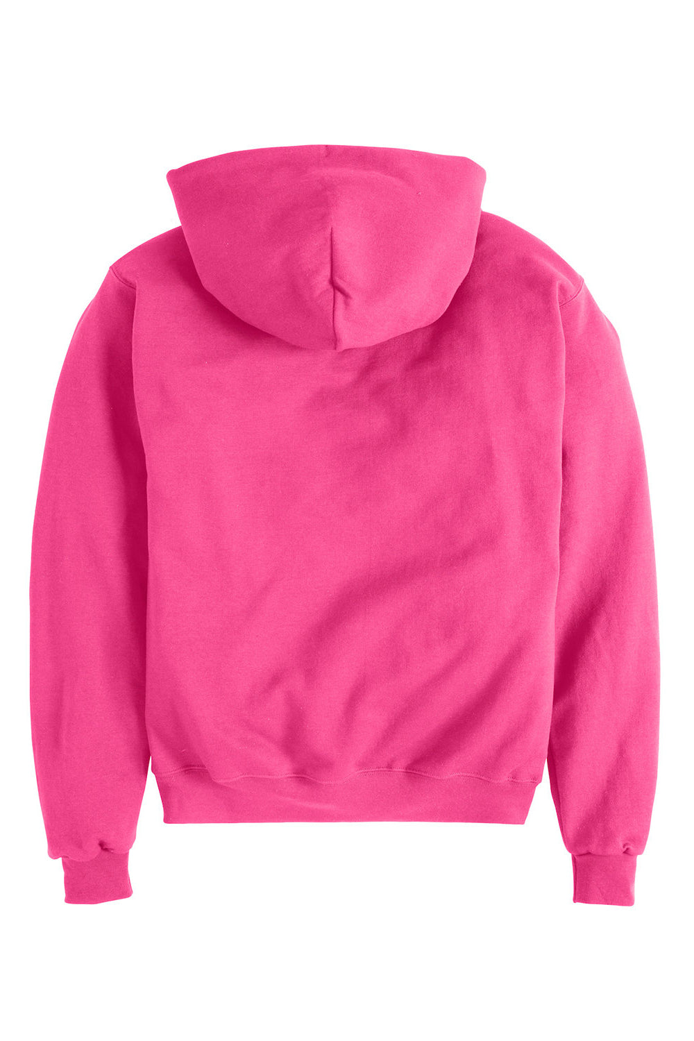 Champion S700 Mens Double Dry Eco Moisture Wicking Fleece Hooded Sweatshirt Hoodie w/ Pouch Pocket Wow Pink Flat Back