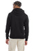 Champion S700 Mens Double Dry Eco Moisture Wicking Fleece Hooded Sweatshirt Hoodie w/ Pouch Pocket Black Model Back