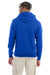 Champion S700 Mens Double Dry Eco Moisture Wicking Fleece Hooded Sweatshirt Hoodie w/ Pouch Pocket Royal Blue Model Back