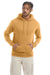 Champion S700 Mens Double Dry Eco Moisture Wicking Fleece Hooded Sweatshirt Hoodie w/ Pouch Pocket Gold Glint Model Front