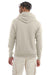 Champion S700 Mens Double Dry Eco Moisture Wicking Fleece Hooded Sweatshirt Hoodie w/ Pouch Pocket Sand Model Back