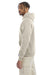 Champion S700 Mens Double Dry Eco Moisture Wicking Fleece Hooded Sweatshirt Hoodie w/ Pouch Pocket Sand Model Side