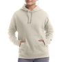 Champion Womens PowerBlend Relaxed Hooded Sweatshirt Hoodie w/ Pouch Pocket - Sand - Closeout