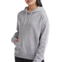 Champion Womens PowerBlend Relaxed Hooded Sweatshirt Hoodie w/ Pouch Pocket - Light Steel Grey - Closeout