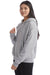Champion S760 Womens PowerBlend Relaxed Hooded Sweatshirt Hoodie w/ Pouch Pocket Light Steel Grey Model 3q