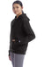 Champion S760 Womens PowerBlend Relaxed Hooded Sweatshirt Hoodie w/ Pouch Pocket Black Model 3q