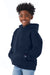 Champion S790 Youth Double Dry Eco Moisture Wicking Fleece Hooded Sweatshirt Hoodie w/ Pouch Pocket Navy Blue Model 3q