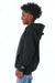Champion S790 Youth Double Dry Eco Moisture Wicking Fleece Hooded Sweatshirt Hoodie w/ Pouch Pocket Black Model Side
