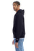 Champion S800 Mens Double Dry Eco Moisture Wicking Fleece Full Zip Hooded Sweatshirt Hoodie w/ Pockets Navy Blue Model Side