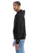 Champion S800 Mens Double Dry Eco Moisture Wicking Fleece Full Zip Hooded Sweatshirt Hoodie w/ Pockets Black Model Side