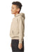 Gildan SF500B Youth Softstyle Hooded Sweatshirt Hoodie Sand Model Side