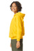 Gildan SF500B Youth Softstyle Hooded Sweatshirt Hoodie Daisy Yellow Model Side