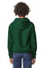Gildan SF500B Youth Softstyle Hooded Sweatshirt Hoodie Forest Green Model Back