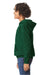 Gildan SF500B Youth Softstyle Hooded Sweatshirt Hoodie Forest Green Model Side