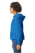 Gildan SF500B Youth Softstyle Hooded Sweatshirt Hoodie w/ Pouch Pocket Royal Blue Model Side