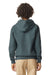 Gildan SF500B Youth Softstyle Hooded Sweatshirt Hoodie w/ Pouch Pocket Heather Dark Grey Model Back