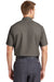 Red Kap SP24/SP24LONG Mens Industrial Moisture Wicking Short Sleeve Button Down Shirt w/ Double Pockets Grey Model Back