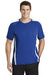 Sport-Tek ST351 Mens Competitor Moisture Wicking Short Sleeve Crewneck T-Shirt Royal Blue/White Model Front