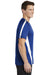 Sport-Tek ST351 Mens Competitor Moisture Wicking Short Sleeve Crewneck T-Shirt Royal Blue/White Model Side