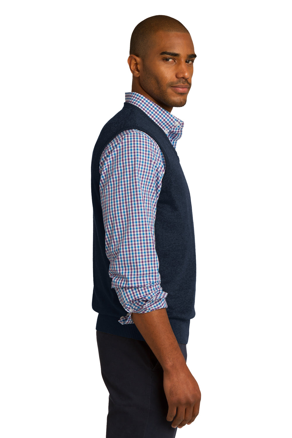 dress shirt sweater vest Corporate Layering and Casual Pairings: Styling A Sweater Vest Mary's Little Way