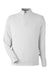 Swannies Golf SWM500 Mens McKinnon 1/4 Zip Sweatshirt Glacier Grey Flat Front