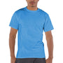 Champion Mens Short Sleeve Crewneck T-Shirt - Light Blue - Closeout